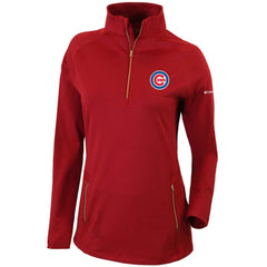Chicago Cubs Columbia Women's Omni-Wick Outward Nine Quarter-Zip Pullover Top - MLB