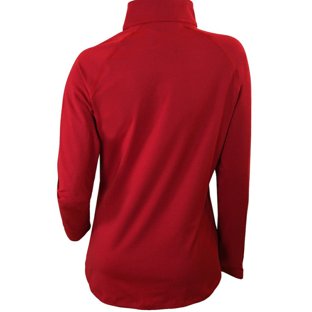 Chicago Cubs Columbia Women's Omni-Wick Outward Nine Quarter-Zip Pullover Top - MLB