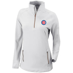 Chicago Cubs Columbia Women's Omni-Wick Outward Nine Quarter-Zip Pullover Top - MLB