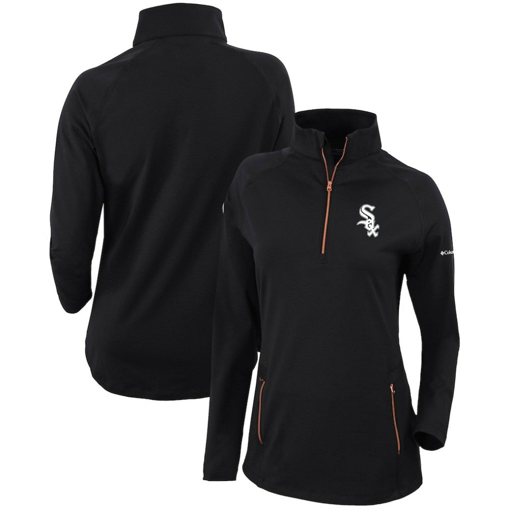 Chicago White Sox Columbia Women's Omni-Wick Outward Nine Quarter-Zip Pullover Top - MLB