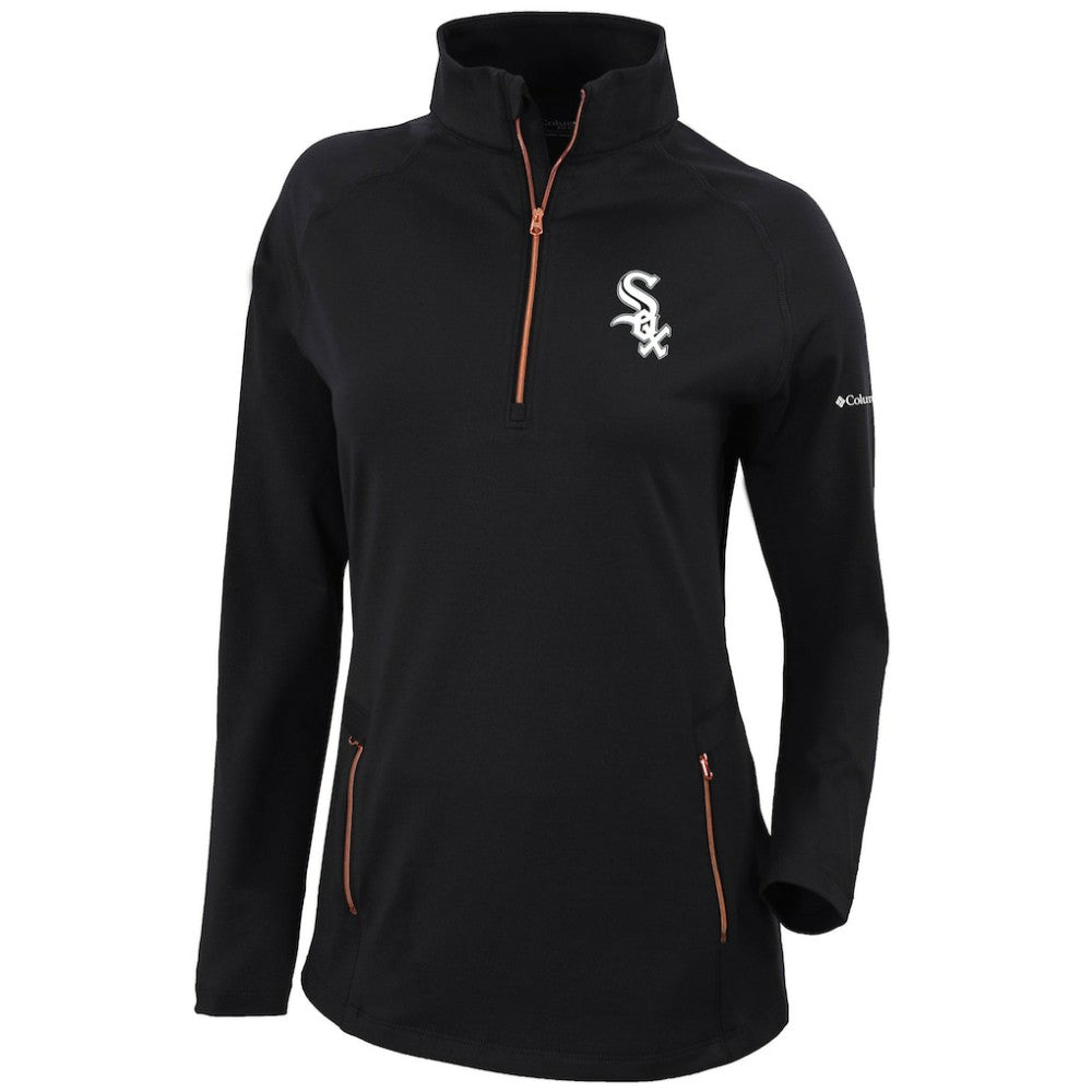 Chicago White Sox Columbia Women's Omni-Wick Outward Nine Quarter-Zip Pullover Top - MLB