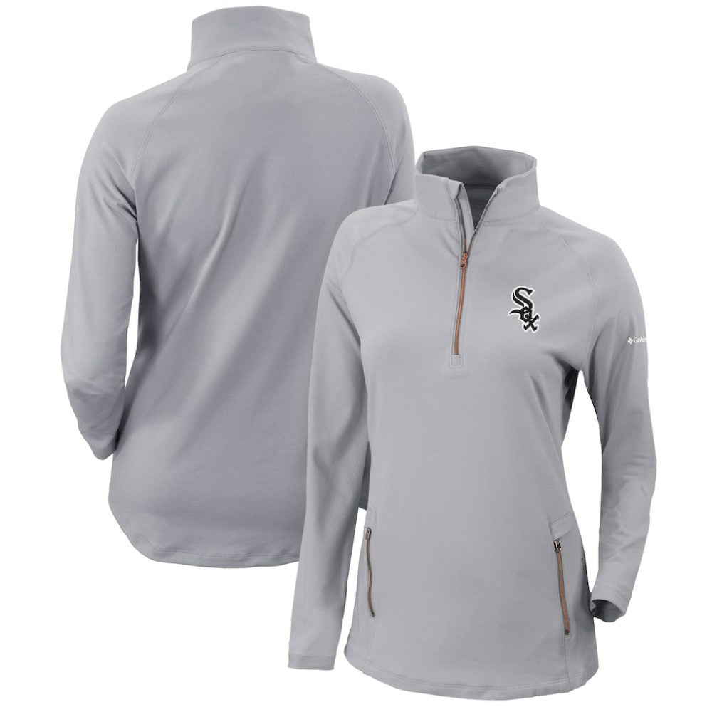 Chicago White Sox Columbia Women's Omni-Wick Outward Nine Quarter-Zip Pullover Top - MLB