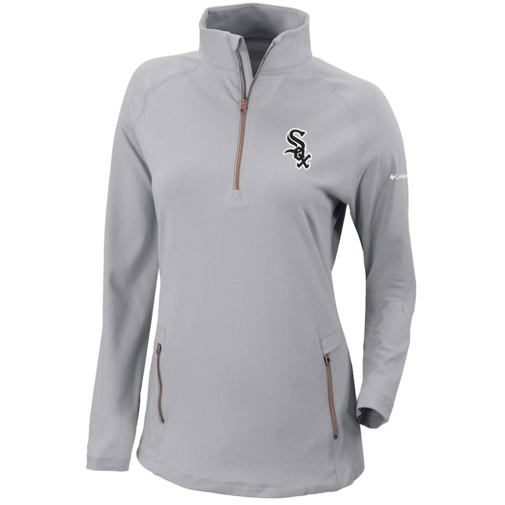 Chicago White Sox Columbia Women's Omni-Wick Outward Nine Quarter-Zip Pullover Top - MLB