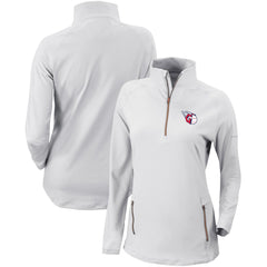 Cleveland Guardians Columbia Women's Omni-Wick Outward Nine Quarter-Zip Pullover Top - MLB