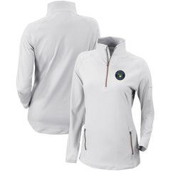 Milwaukee Brewers Columbia Women's Omni-Wick Outward Nine Quarter-Zip Pullover Top - MLB