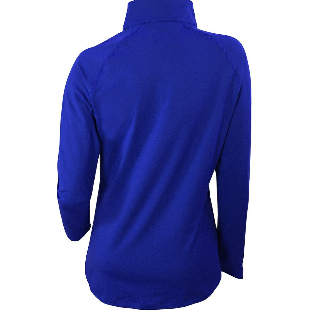 Philadelphia Phillies Columbia Women's Omni-Wick Outward Nine Quarter-Zip Pullover Top - MLB