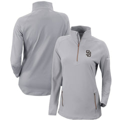 San Diego Padres Columbia Women's Omni-Wick Outward Nine Quarter-Zip Pullover Top - MLB