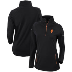 San Francisco Giants Columbia Women's Omni-Wick Outward Nine Quarter-Zip Pullover Top - MLB