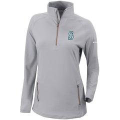 Seattle Mariners Columbia Women's Omni-Wick Outward Nine Quarter-Zip Pullover Top - MLB