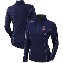 Boston Red Sox Columbia Women's Omni-Wick Shotgun Quarter-Zip Pullover Top - MLB