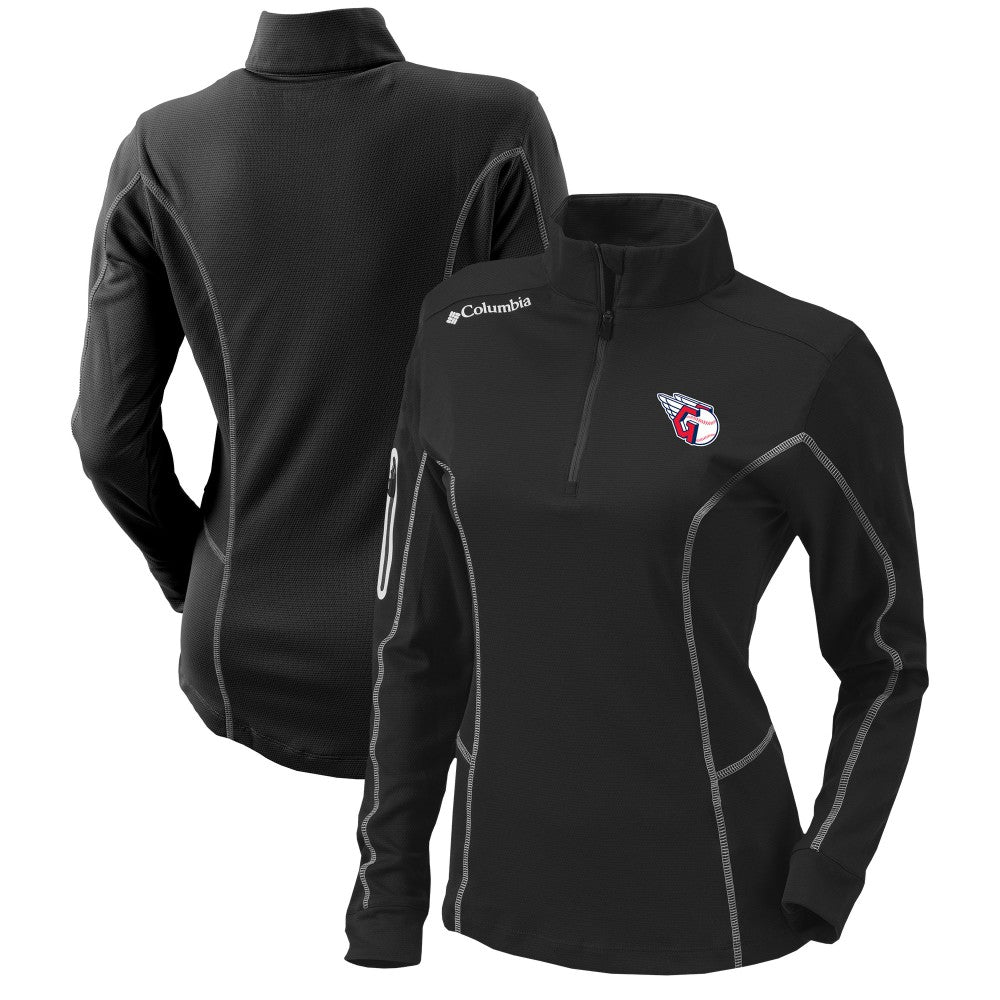 Cleveland Guardians Columbia Women's Omni-Wick Shotgun Quarter-Zip Pullover Top - MLB