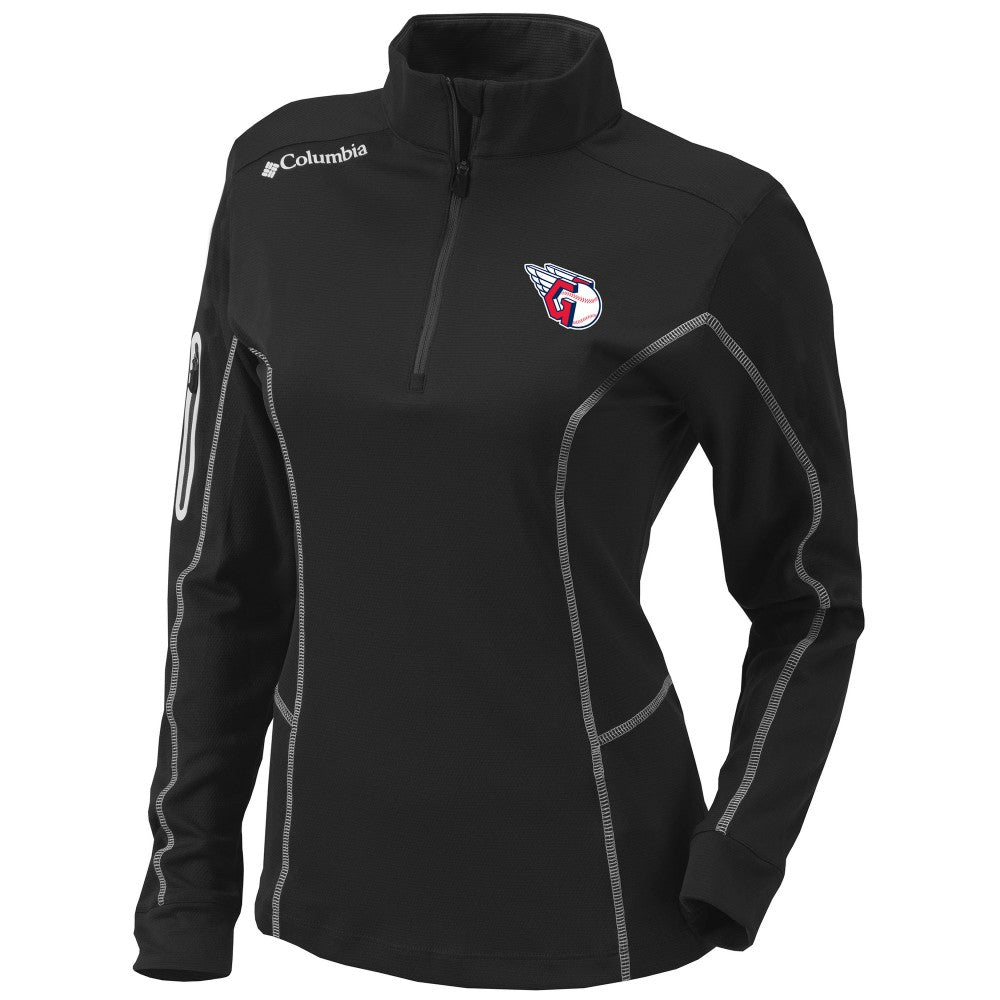 Cleveland Guardians Columbia Women's Omni-Wick Shotgun Quarter-Zip Pullover Top - MLB