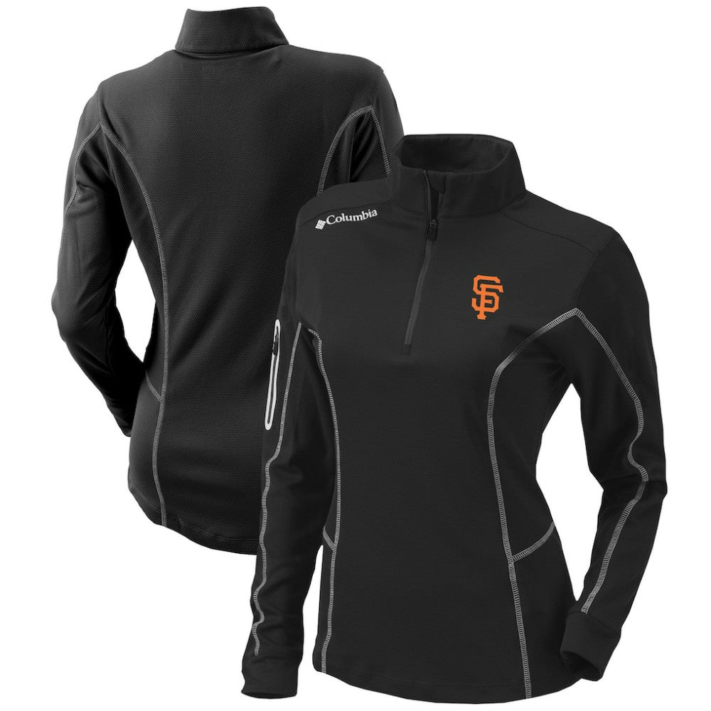 San Francisco Giants Columbia Women's Omni-Wick Shotgun Quarter-Zip Pullover Top - MLB