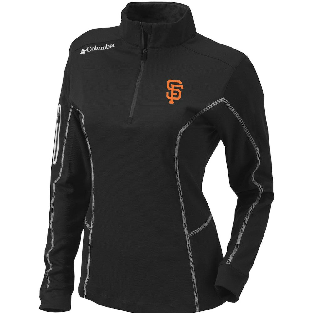 San Francisco Giants Columbia Women's Omni-Wick Shotgun Quarter-Zip Pullover Top - MLB