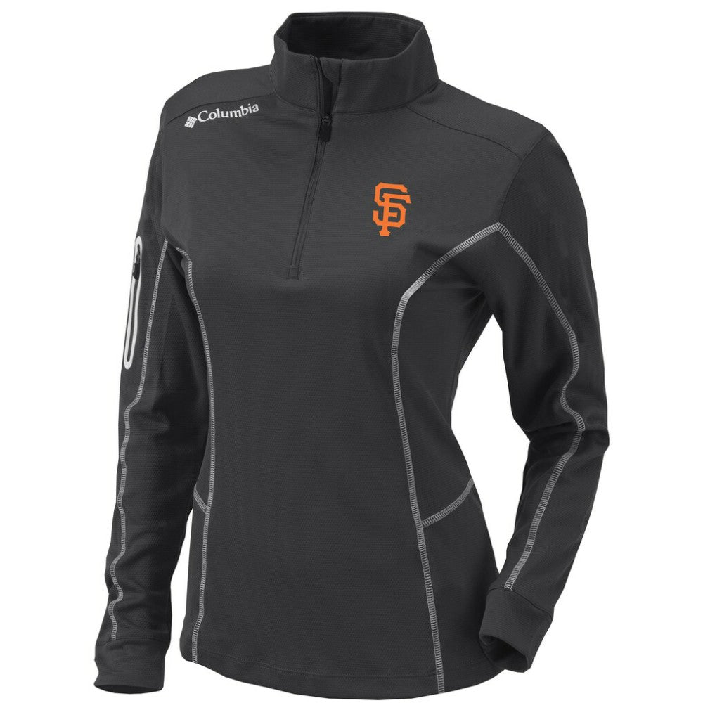 San Francisco Giants Columbia Women's Omni-Wick Shotgun Quarter-Zip Pullover Top - MLB