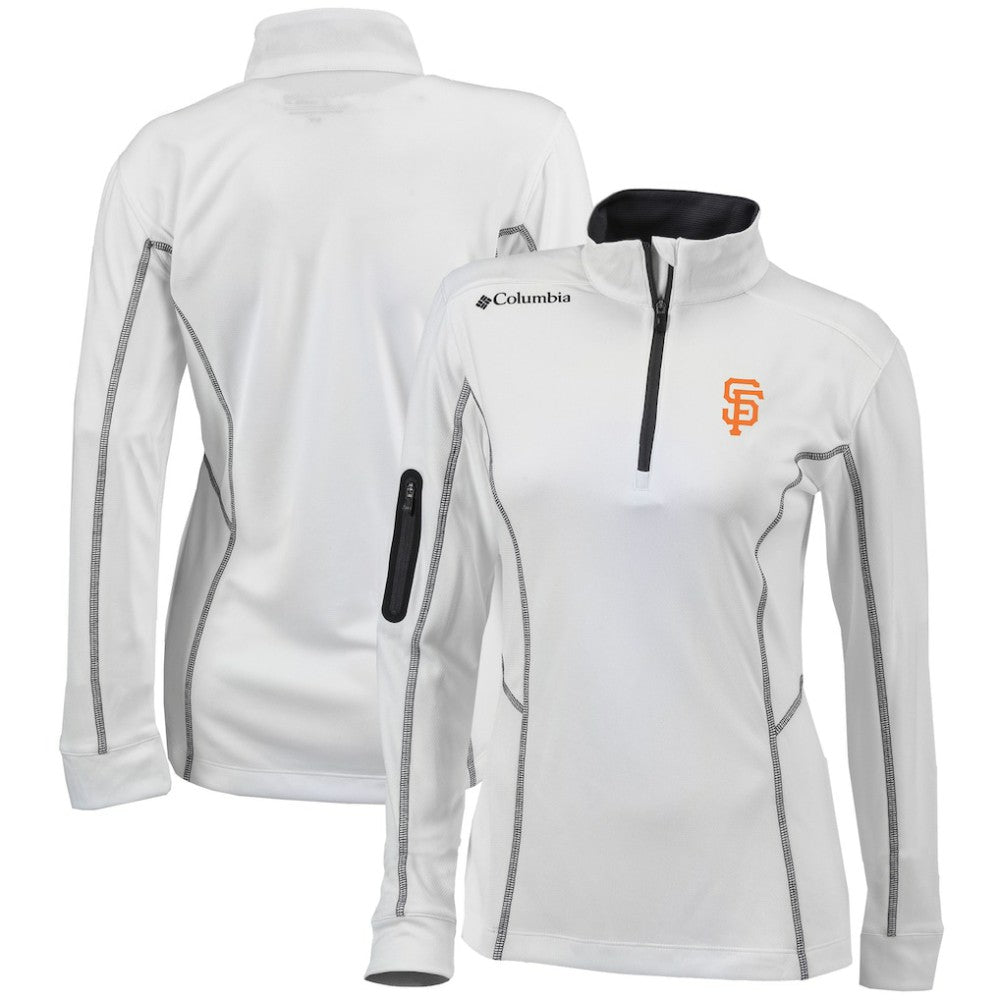 San Francisco Giants Columbia Women's Omni-Wick Shotgun Quarter-Zip Pullover Top - MLB