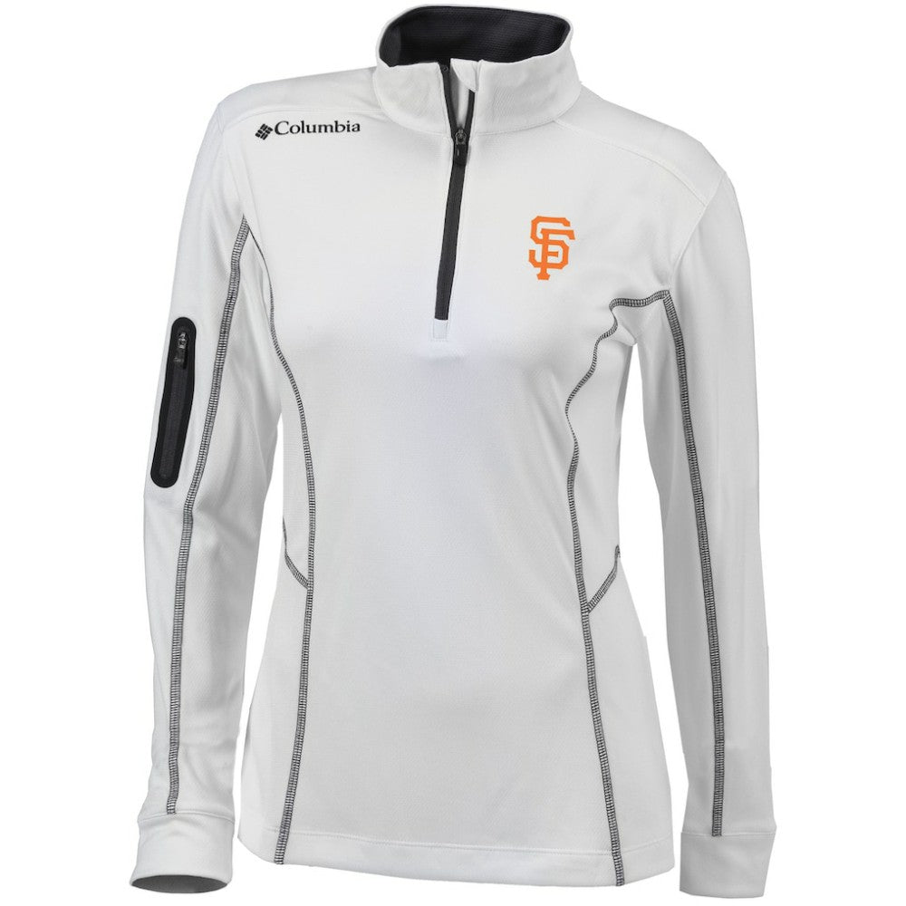 San Francisco Giants Columbia Women's Omni-Wick Shotgun Quarter-Zip Pullover Top - MLB