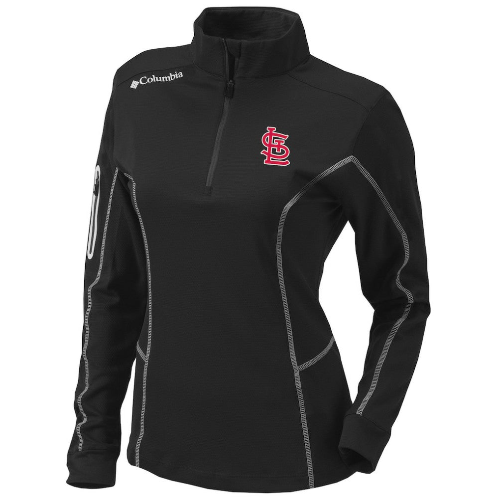 St. Louis Cardinals Columbia Women's Omni-Wick Shotgun Quarter-Zip Pullover Top - MLB