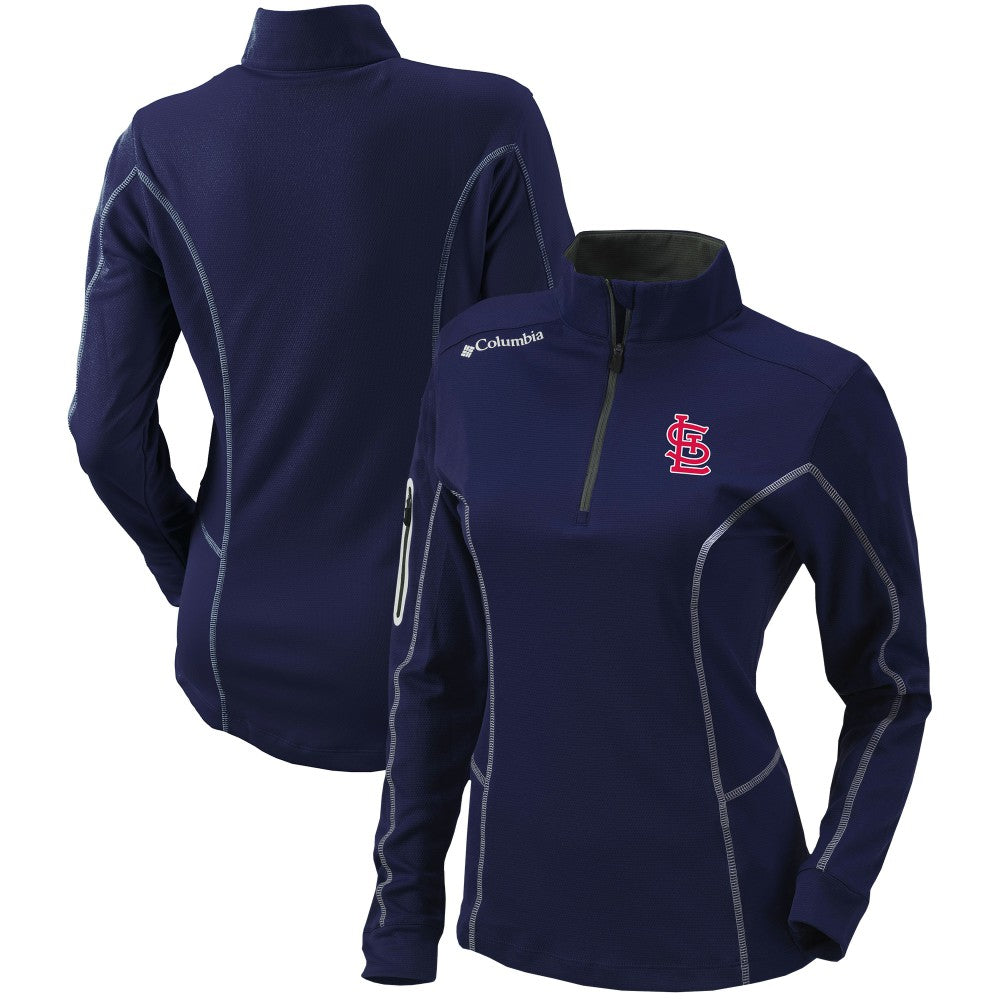 St. Louis Cardinals Columbia Women's Omni-Wick Shotgun Quarter-Zip Pullover Top - MLB