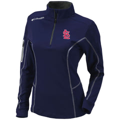 St. Louis Cardinals Columbia Women's Omni-Wick Shotgun Quarter-Zip Pullover Top - MLB