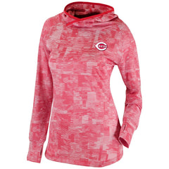 Cincinnati Reds Columbia Women's Omni-Wick Sunday Ball Pullover Hoodie - MLB