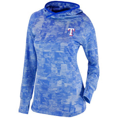 Texas Rangers Columbia Women's Omni-Wick Sunday Ball Pullover Hoodie - MLB