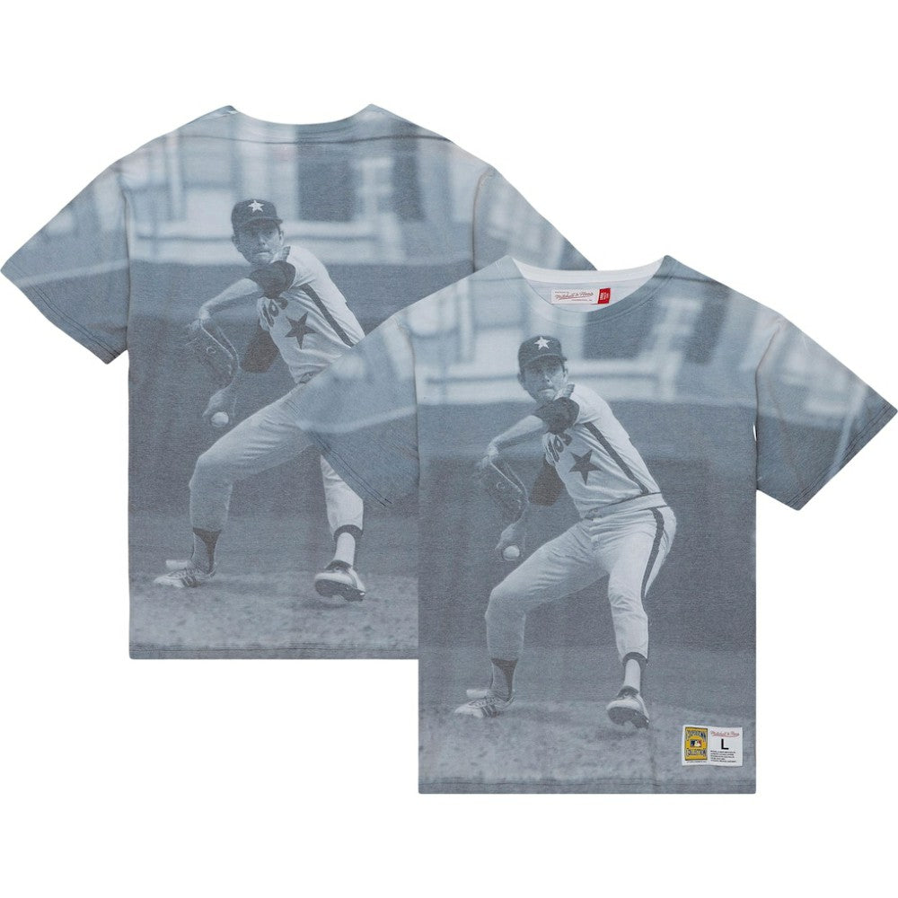 Nolan Ryan Houston Astros Mitchell & Ness Cooperstown Collection Highlight Sublimated Player Graphic T-Shirt T-shirts - MLB