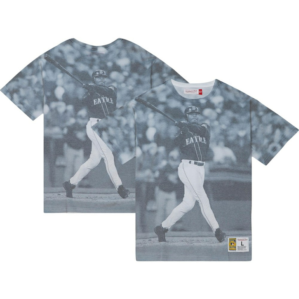 Ken Griffey Jr. Seattle Mariners Mitchell & Ness Cooperstown Collection Highlight Sublimated Player Graphic T-Shirt T-shirts - MLB