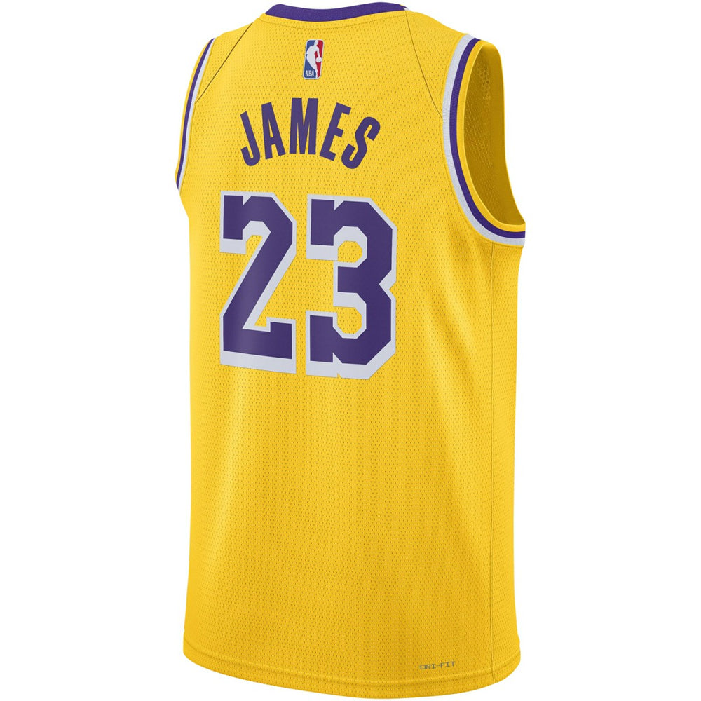 LeBron James Los Angeles Lakers Unisex Swingman Jersey Icon Edition Gold - NBA