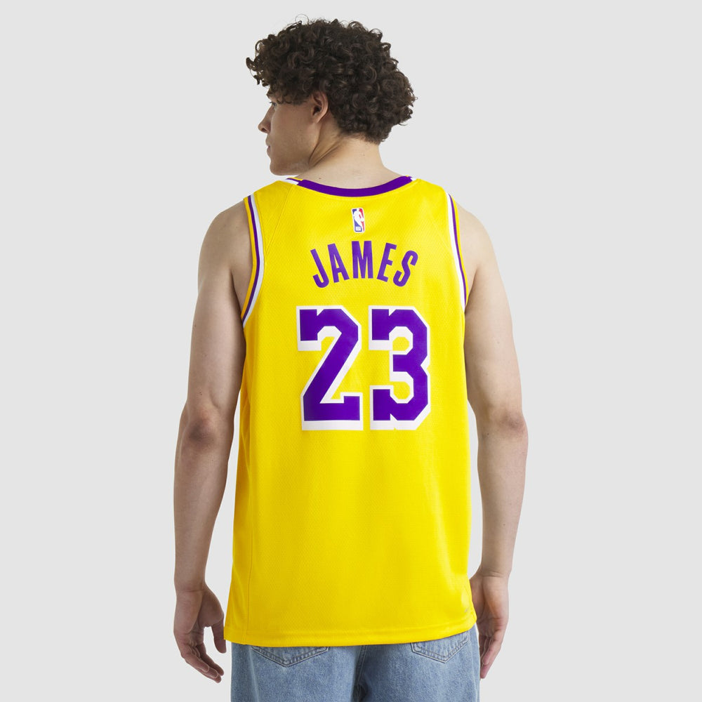 LeBron James Los Angeles Lakers Unisex Swingman Jersey Icon Edition Gold - NBA