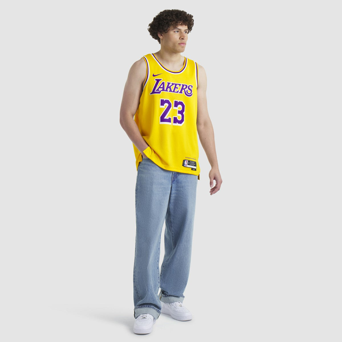 LeBron James Los Angeles Lakers Unisex Swingman Jersey Icon Edition Gold - NBA