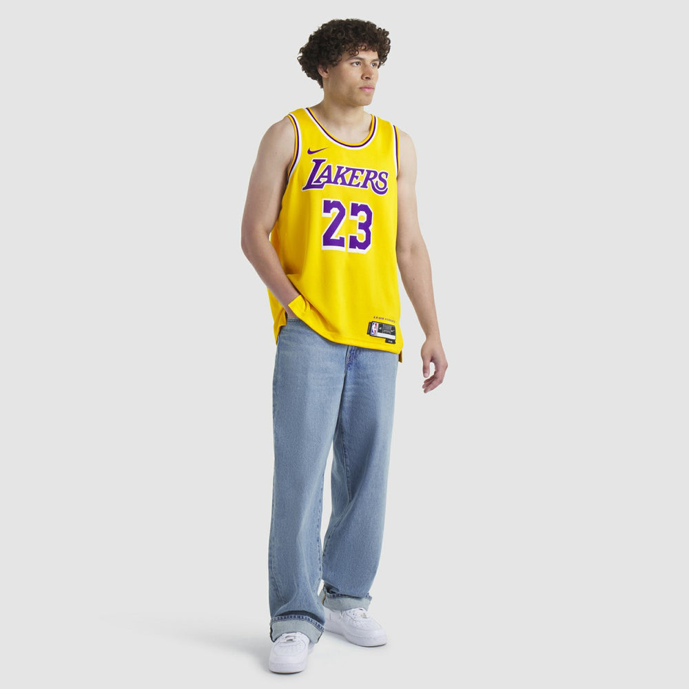 LeBron James Los Angeles Lakers Unisex Swingman Jersey Icon Edition Gold - NBA