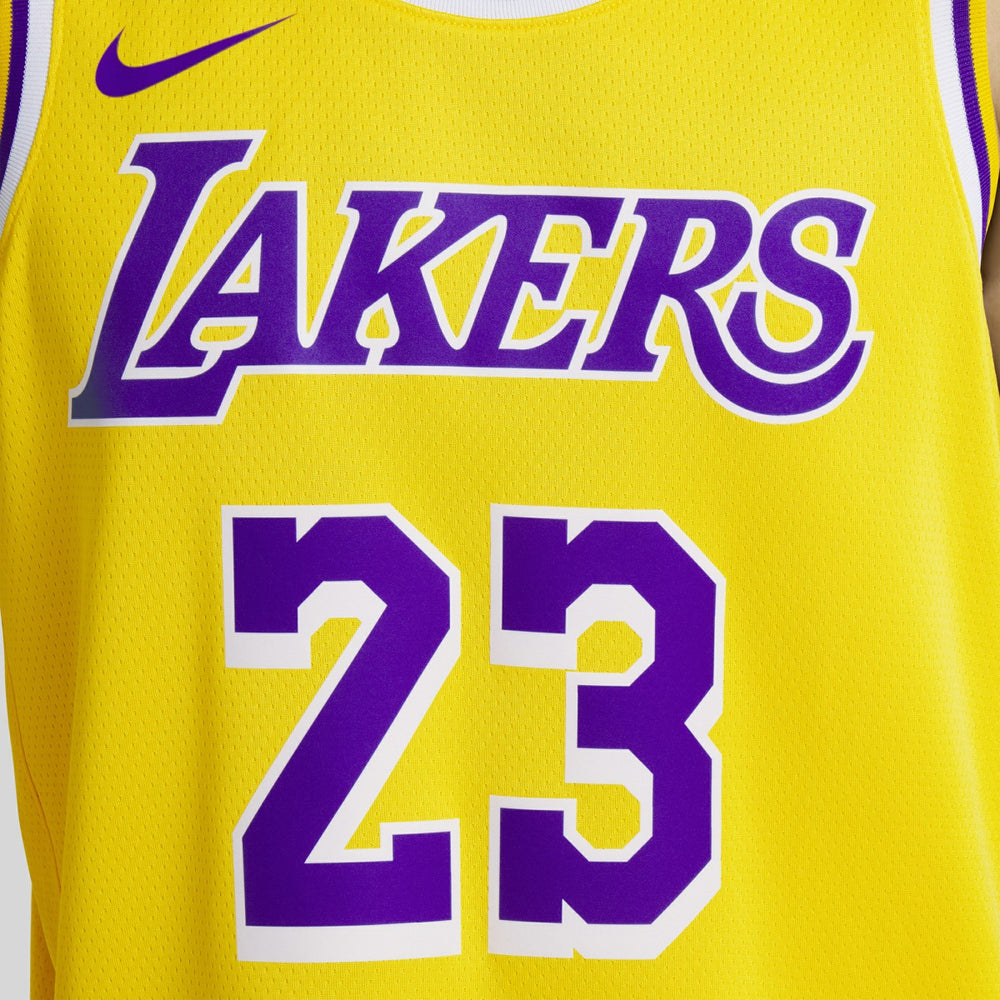LeBron James Los Angeles Lakers Unisex Swingman Jersey Icon Edition Gold - NBA