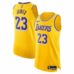 LeBron James Los Angeles Lakers Authentic Jersey Icon Edition Gold - NBA