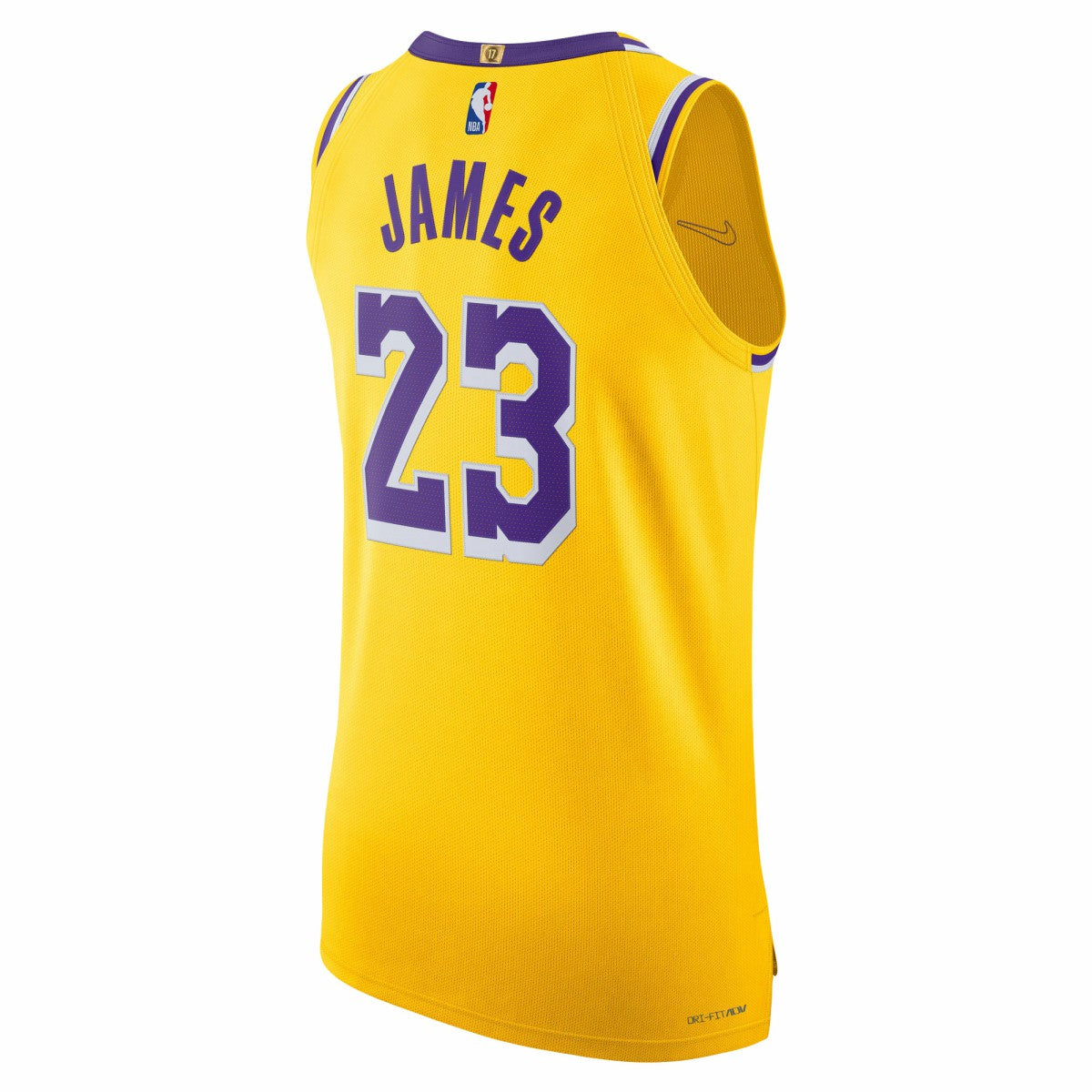 LeBron James Los Angeles Lakers Authentic Jersey Icon Edition Gold - NBA