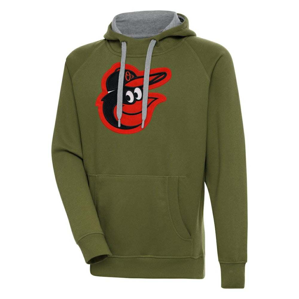 Baltimore Orioles Antigua Victory Pullover Hoodie - MLB