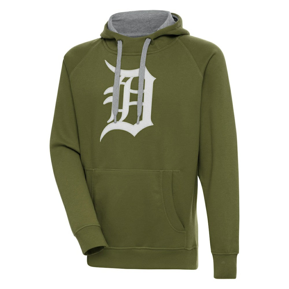 Detroit Tigers Antigua Victory Pullover Hoodie - MLB