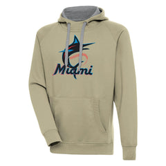 Miami Marlins Antigua Victory Pullover Hoodie - MLB