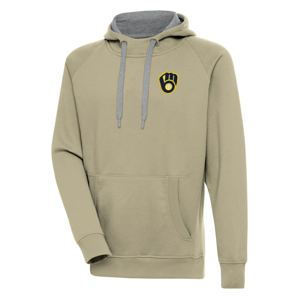 Milwaukee Brewers Antigua Victory Pullover Hoodie - MLB