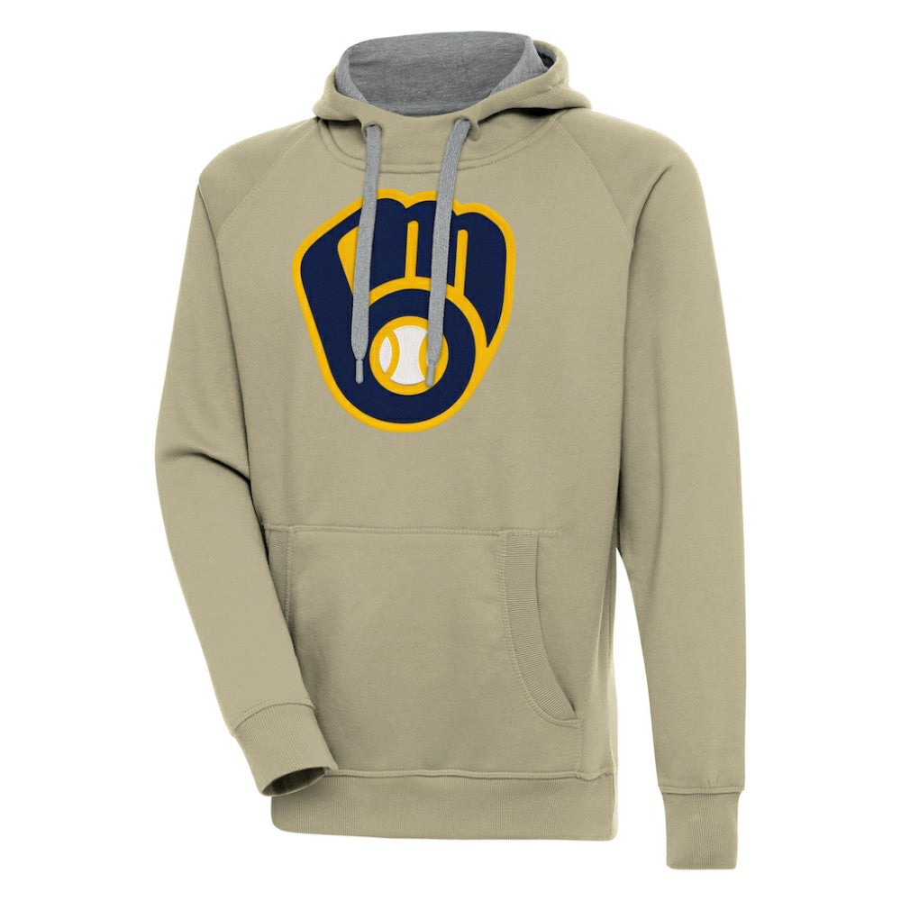 Milwaukee Brewers Antigua Victory Pullover Hoodie - MLB