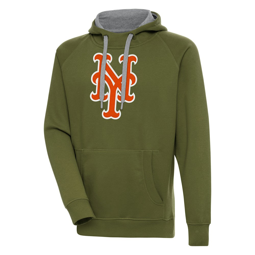 New York Mets Antigua Victory Pullover Hoodie - MLB