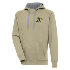Athletics Antigua Victory Pullover Hoodie - MLB