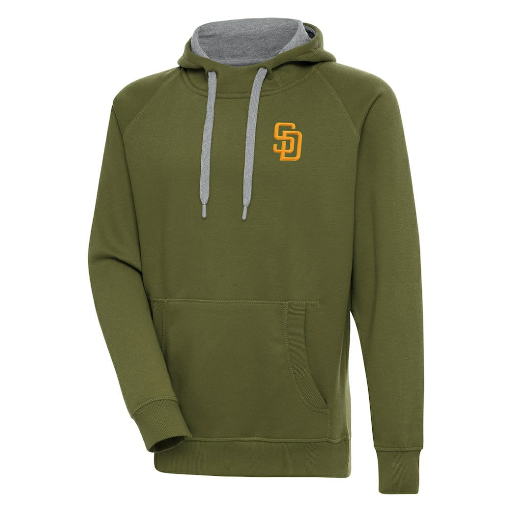 San Diego Padres Antigua Victory Pullover Hoodie - MLB