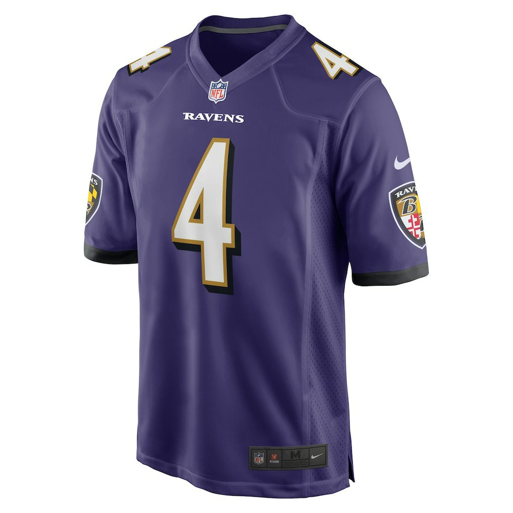 Zay Flowers Baltimore Ravens Game Jersey Purple | Nike for Sale