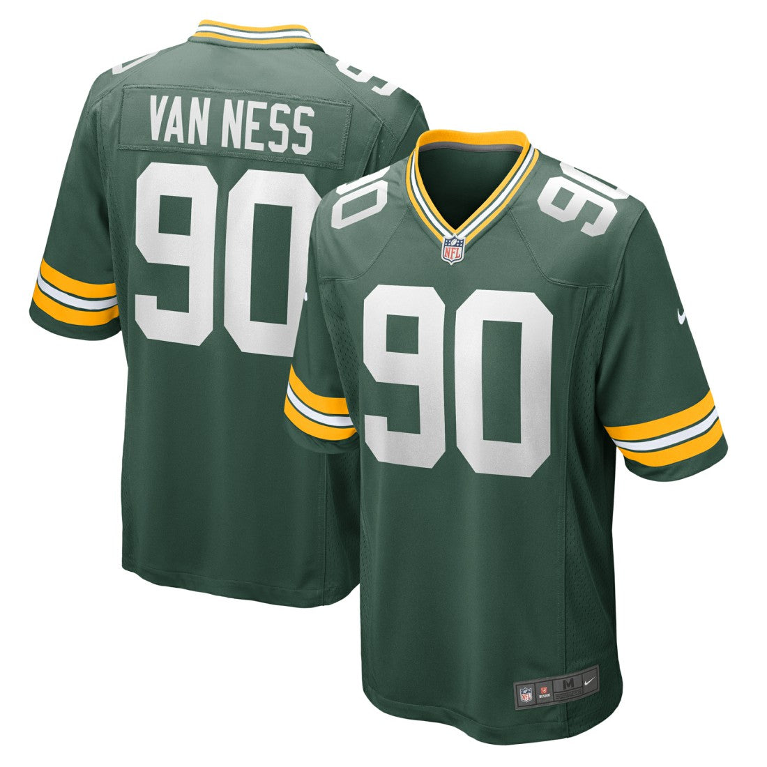 Lukas Van Ness Green Bay Packers Game Jersey Green | Nike for Sale