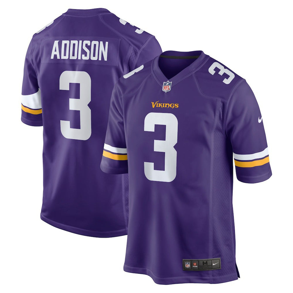 Jordan Addison Minnesota Vikings Game Jersey Purple | Nike for Sale