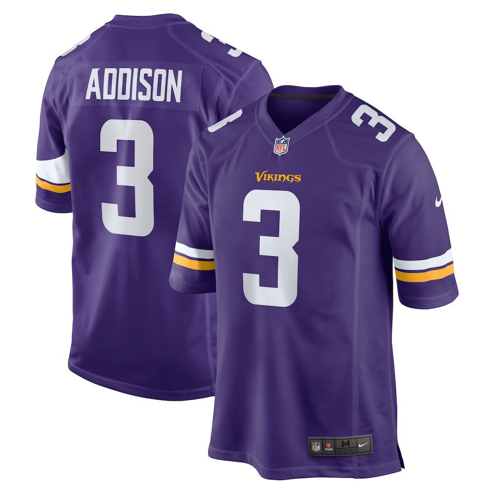 Jordan Addison Minnesota Vikings Game Jersey Purple | Nike for Sale