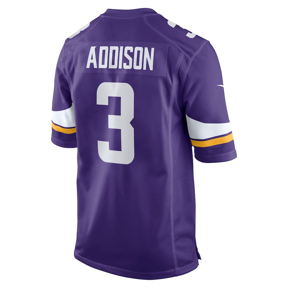 Jordan Addison Minnesota Vikings Game Jersey Purple | Nike for Sale
