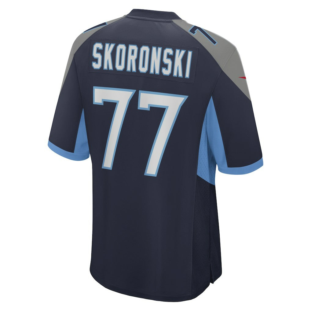 Peter Skoronski Tennessee Titans Game Jersey Navy | Nike for Sale