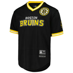 Boston Bruins Pro Standard Classic Mesh V-Neck T-Shirt - Black - NHL